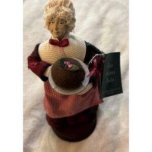 VTG Four Sisters Original Dickens Hanna Mendus 1995 Doll Woman Holding Platter